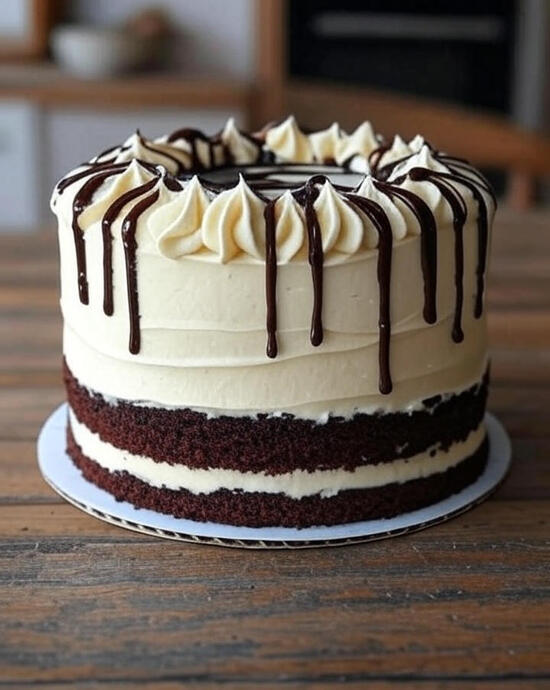 Velvet Cake with Cream Cheese Frosting