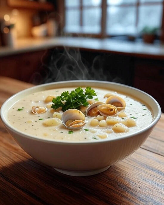 Homemade Clam Chowder Recipe