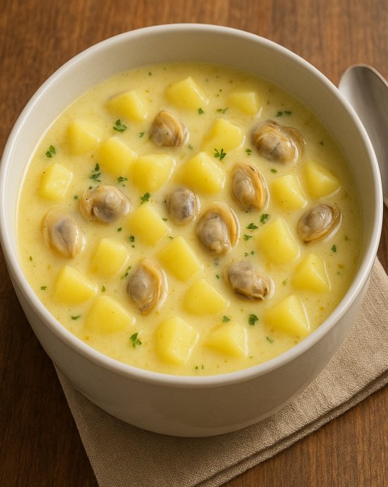 new england clam chowder recipe